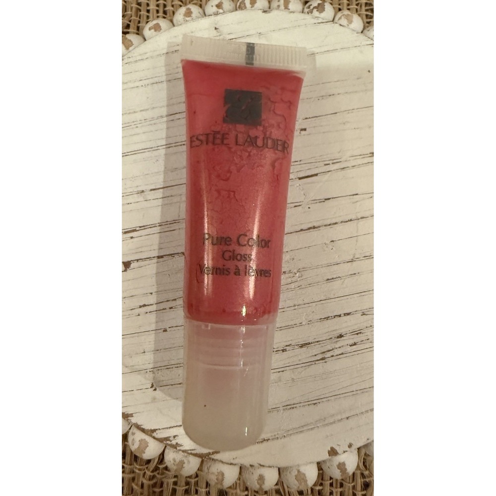 Estee Lauder Pure Color Gloss‎ Brillantes Lipgloss 10 Icy Pink 0.27 fl.oz  Rare
